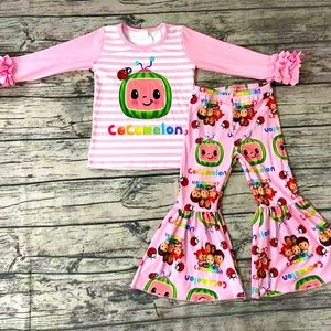 Cocomelon Inspired Trending Boutique Outfit 6/12 months